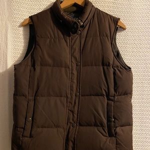 Brown GAP puffer vest